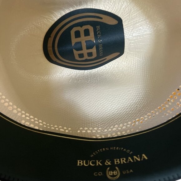 Buck & Brana MSRP $250 Western Heritage Straw Cowboy Hat - Medium - (NEW!!) - Picture 5 of 5